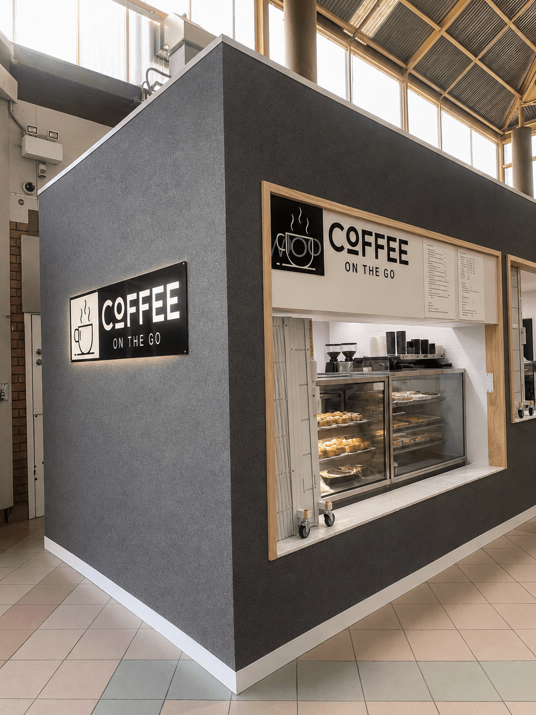 Shop Fitout - Coffee On the Go overview